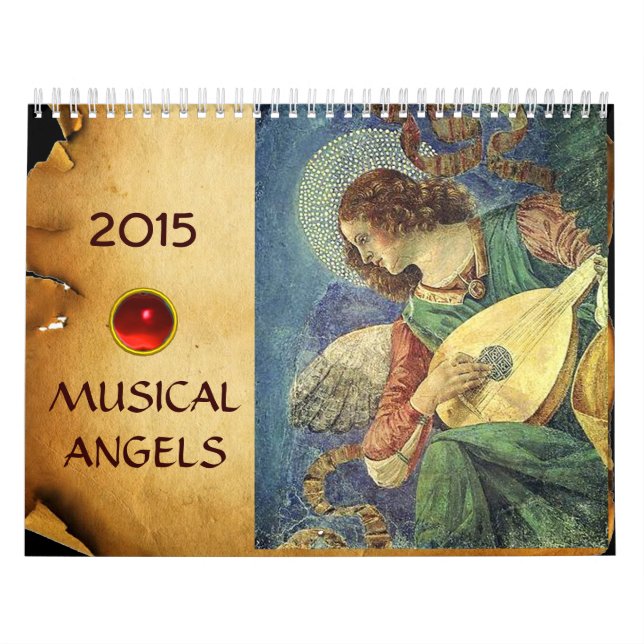 CALENDARIO COLECCIÓN DE BELLAS ARTES DE ÁNGELES MUSICALES 201 (Tapa)