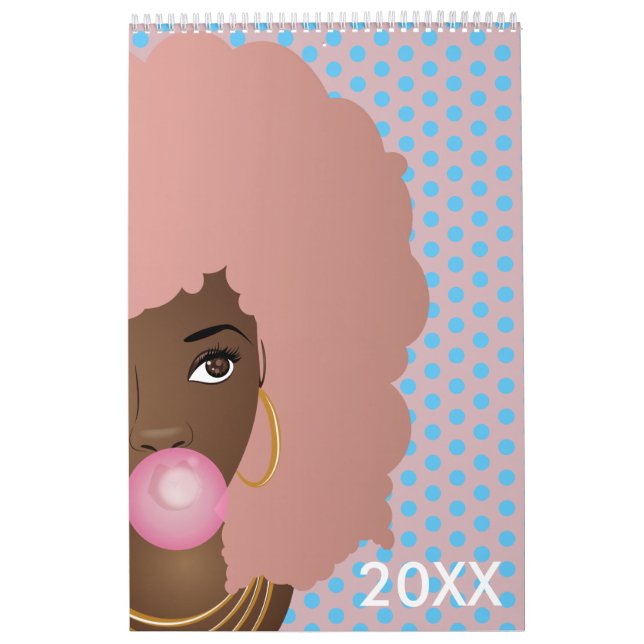 Calendario Colección de belleza natural | Puntos de Polka (Tapa)