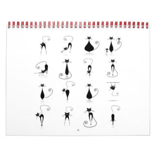 Calendario Colección de gatos negros