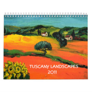 CALENDARIO COLECCIÓN DE PAISAJES DE TOSCANA 2017