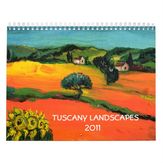 CALENDARIO COLECCIÓN DE PAISAJES DE TOSCANA 2017 (Tapa)