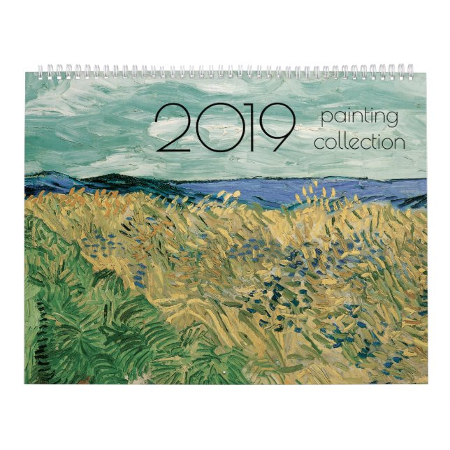 Calendario Colección de pinturas de 2019 (Tapa)