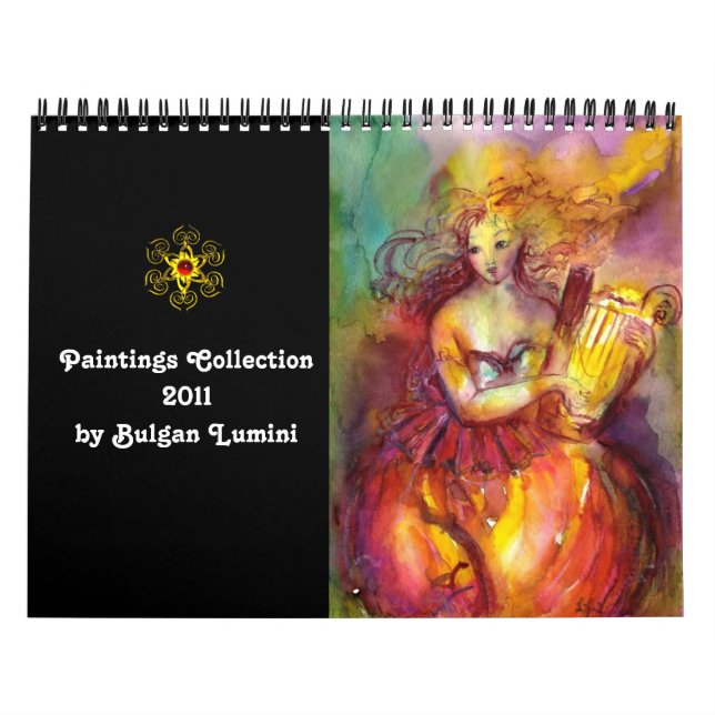 Calendario Colección de pinturas de Bulgan Lumini - 2011 (Tapa)