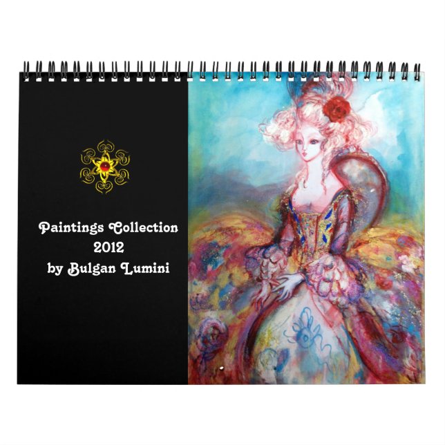 Calendario Colección de pinturas de Bulgan Lumini - 2012 (Tapa)