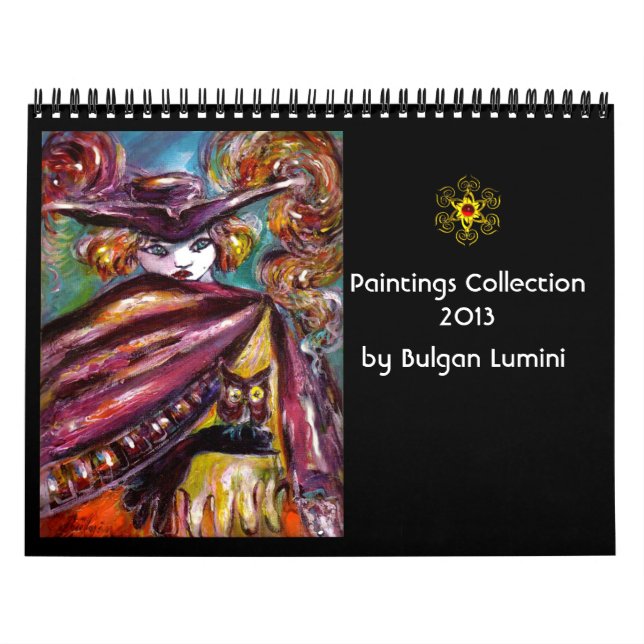 Calendario Colección de pinturas de Bulgan Lumini - 2013 (Tapa)