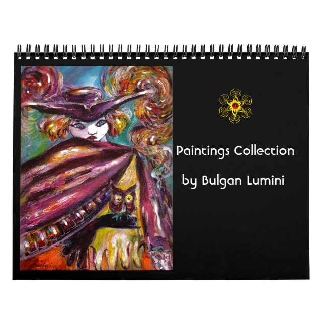 Calendario Colección de pinturas de Bulgan Lumini - 2016 (Tapa)
