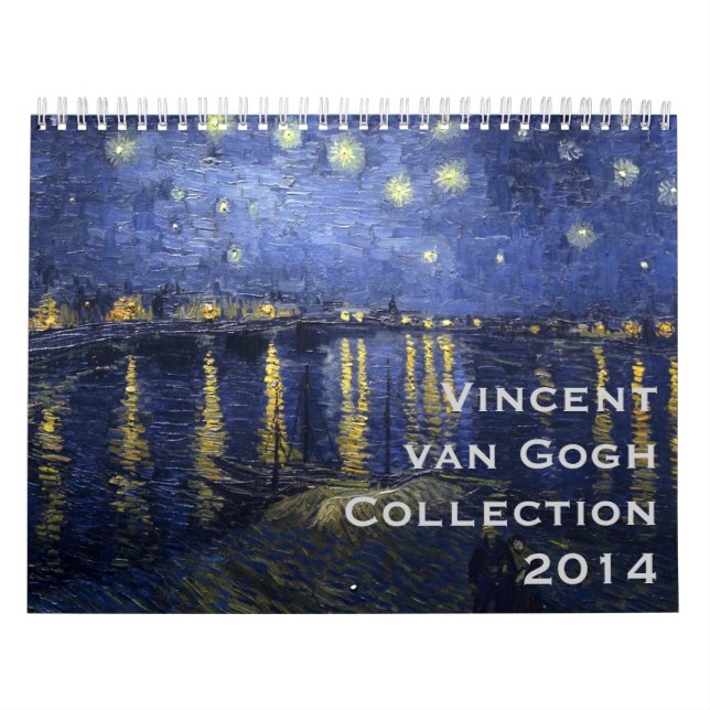 Calendario Colección Vincent van Gogh ~ Cambios a 2018 (Tapa)