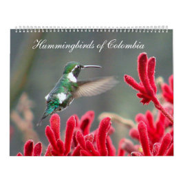 Calendario Colibríes de Colombia
