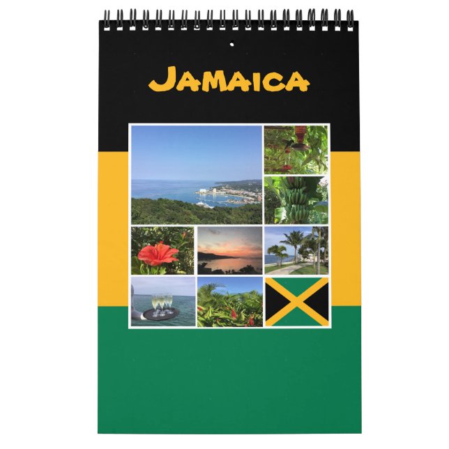 Calendario Collage de fotos de Jamaica (Tapa)