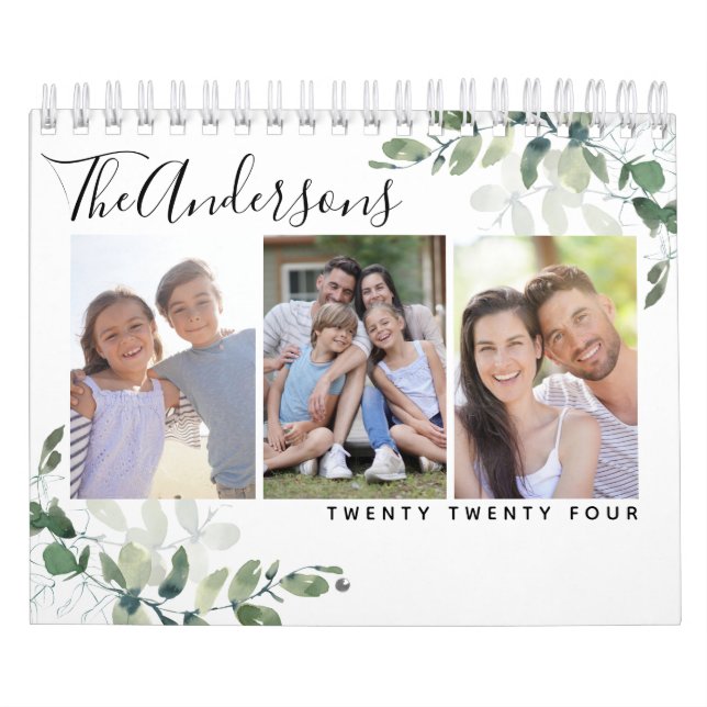 Calendario Collage de fotos Eucalyptus (Tapa)