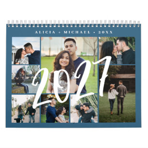 Calendario Collage de fotos moderno crea tu propia plantilla