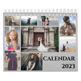 Calendario Collage de fotos moderno de moda familiar 2023