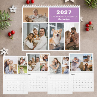 Calendario Collage personalizado Familia moderna - 40 Fotos 2