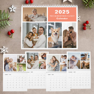 Calendario Collage personalizado Familia moderna - 40 Photo 2