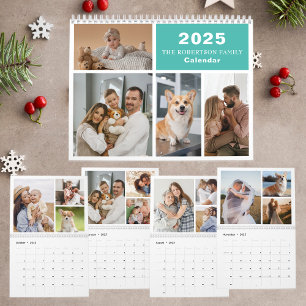 Calendario Collage personalizado Familia moderna - 40 Photo 2