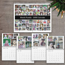 Calendario Collage personalizado Familia moderna - 60 Photo 2