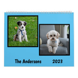 Calendario Coloca mis fotos de perro cada mes