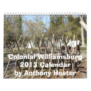 Calendario colonial de Williamsburg 2013