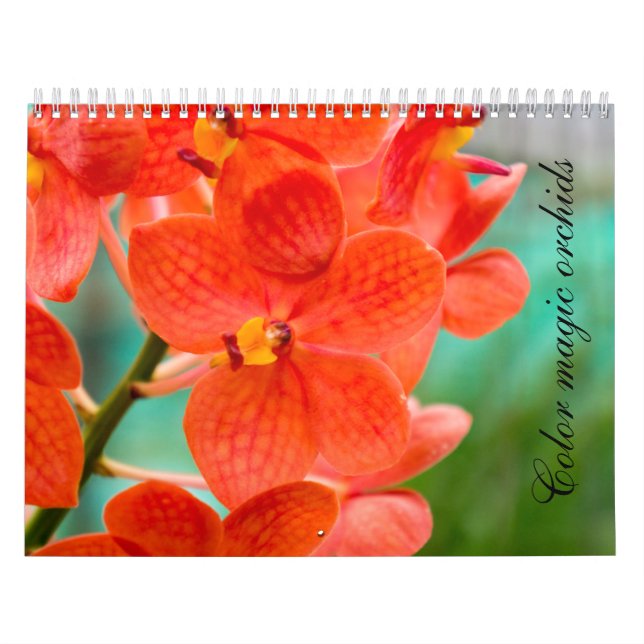 Calendario Color magic orchids (Tapa)