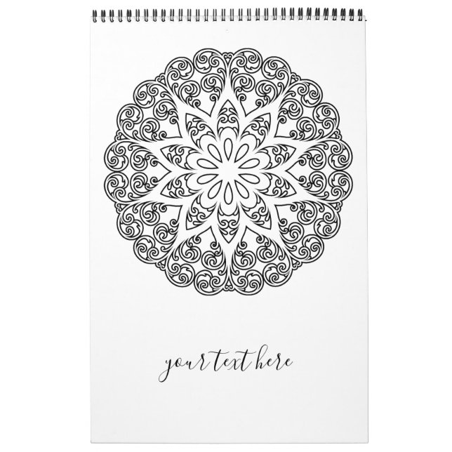 Calendario Color su propio MANDALA - DIY Colour Book 1 (Tapa)