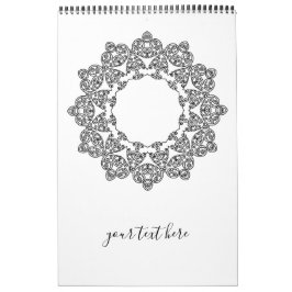 Calendario Color su propio MANDALA - DIY Colour Book 3