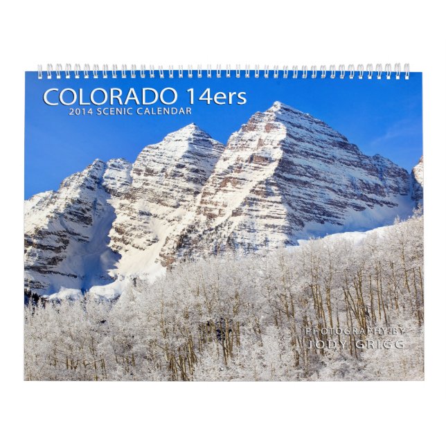 Calendario Colorado 14ers 2014 (Tapa)