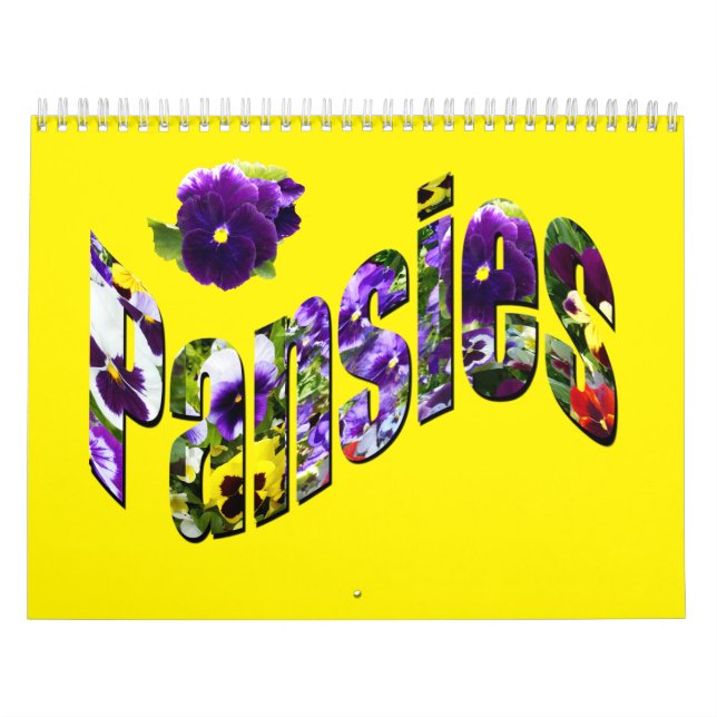 Calendario Colorear mi mundo con pansias de Bonito, (Tapa)