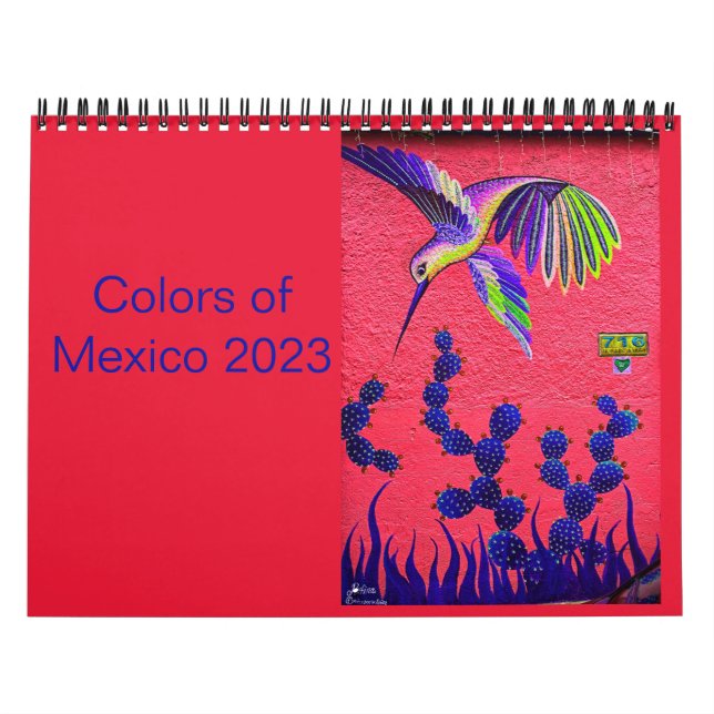 Calendario Colores de Oaxaca 2023 (Tapa)