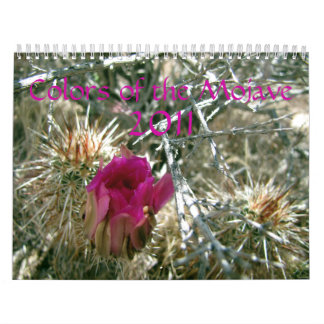 Calendario Colores del Mojave 2011