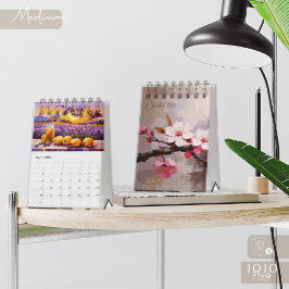 Calendario Colorful Impasto Art Calendar