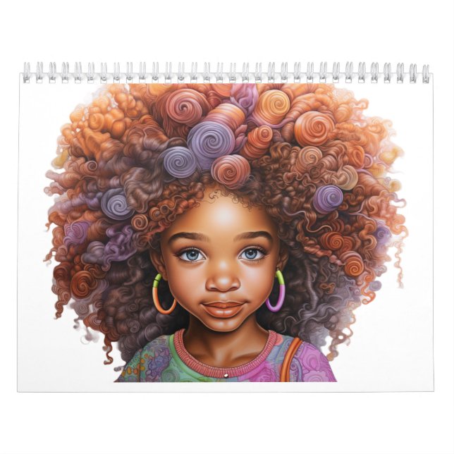 Calendario colorido de 12 meses (Tapa)