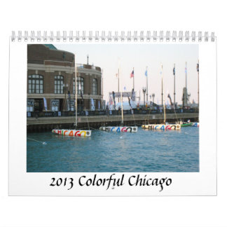Calendario colorido de Chicago 2013