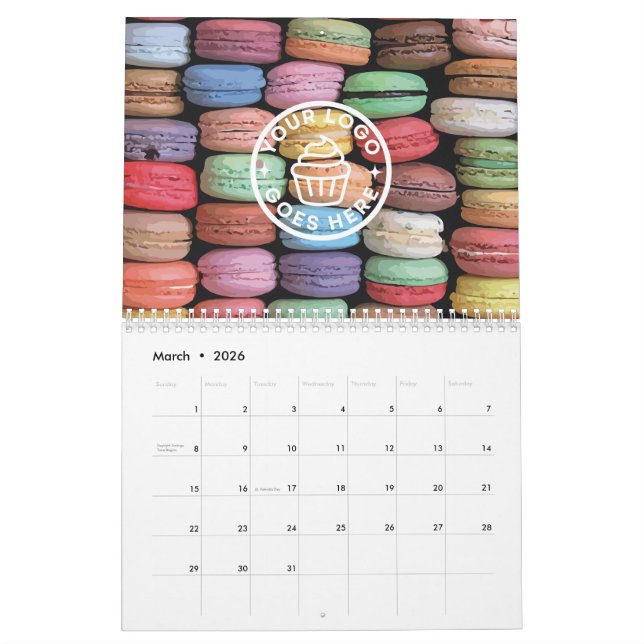 Calendario Colorido Macaron Painting (Mar 2026)