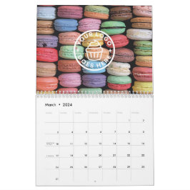 Calendario Colorido Macaron Painting