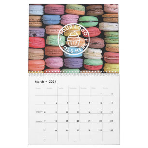 Calendario Colorido Macaron Painting