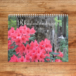 Calendario Colorido Rododendros Fotografía floral