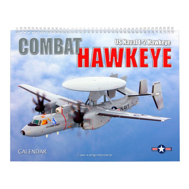 Calendario COMBAT HAWKEYE - US Naval E-2 Hawkeye (Tapa)