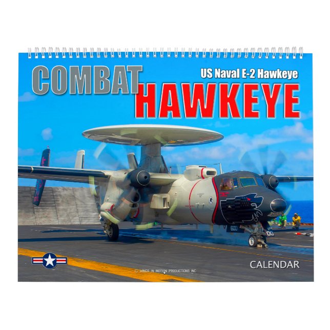 Calendario COMBAT HAWKEYE - US Naval E-2 Hawkeye (Tapa)