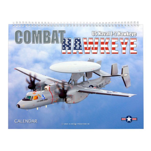 Calendario COMBAT HAWKEYE - US Naval E-2 Hawkeye (Tapa)