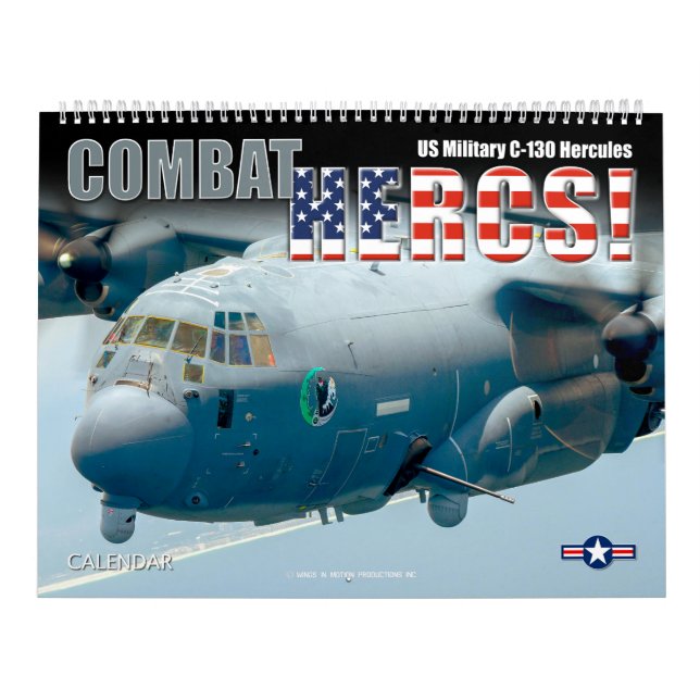 Calendario COMBAT HERCS! - US Military C-130 Hercules (Tapa)