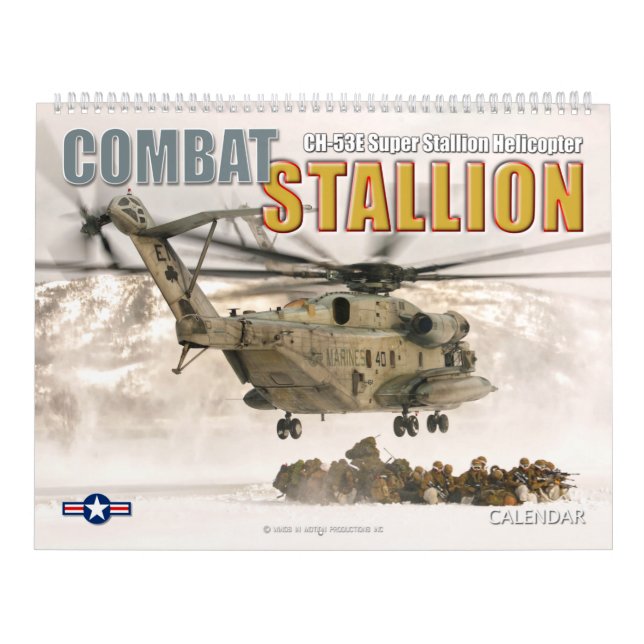 Calendario COMBAT STALLION - Super Stallion CH-53E (Tapa)