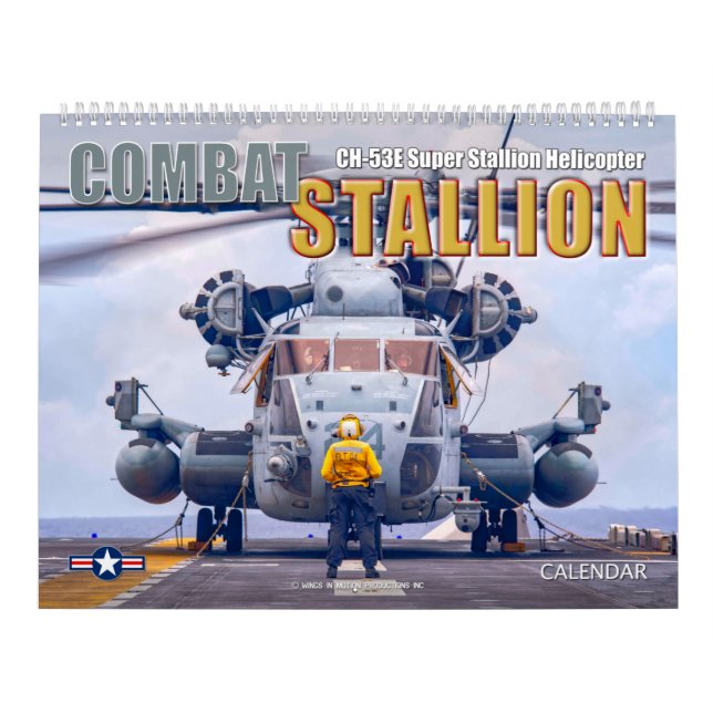 Calendario COMBAT STALLION - Super Stallion CH-53E (Tapa)