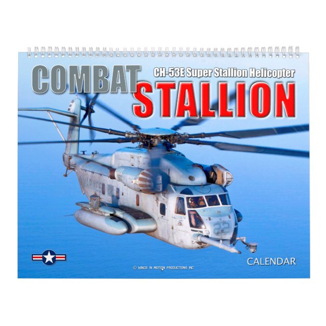 Calendario COMBAT STALLION - Super Stallion CH-53E (Tapa)
