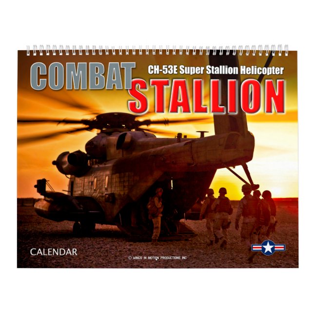 Calendario COMBAT STALLION - Super Stallion CH-53E (Tapa)