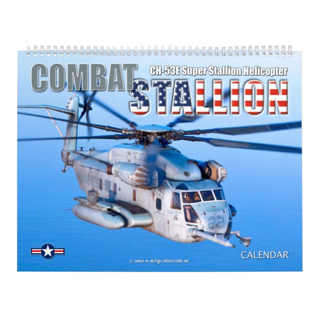 Calendario COMBAT STALLION - Super Stallion CH-53E (Tapa)