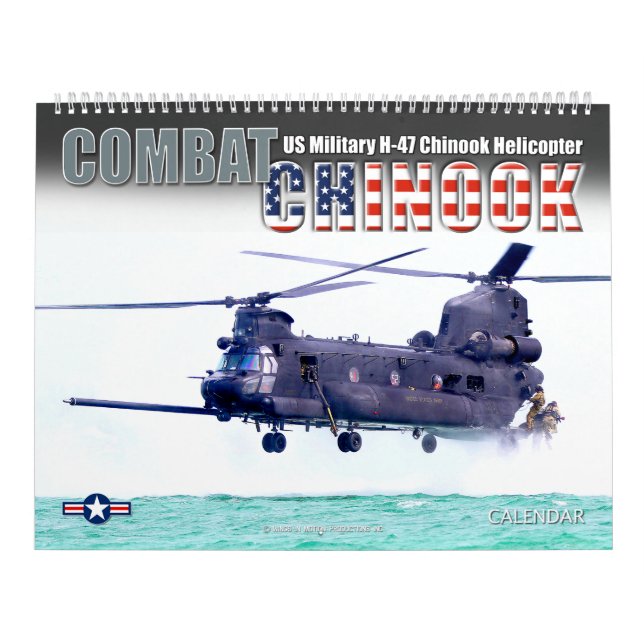 Calendario COMBATE CHINOOK - CH-47 Chinook (Tapa)