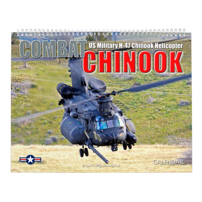 Calendario COMBATE CHINOOK - CH-47 Chinook (Tapa)