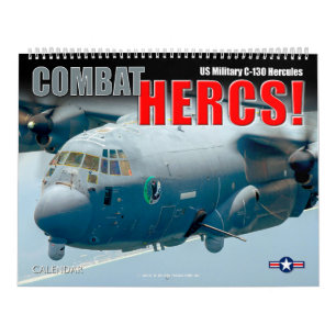 Calendario ¡COMBATE HERCS! - C-130 Hércules del ejército de E