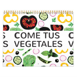 Calendario Come tus vegetales | Eat your vegetables