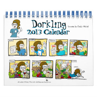 Calendario Cómic del humor del Dorkling 2013 Monthly Wall Cal